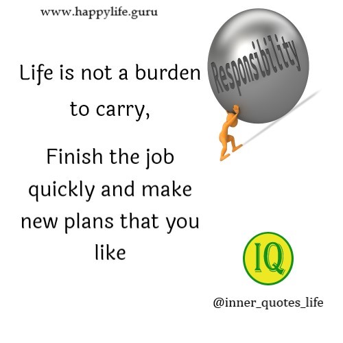 life is not a burden