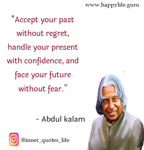 abdul kalam quotes on past 