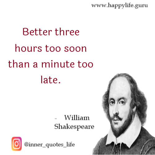 william shakespeare quotes on time