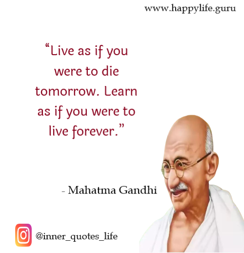 mahatma gandhi quotes on life