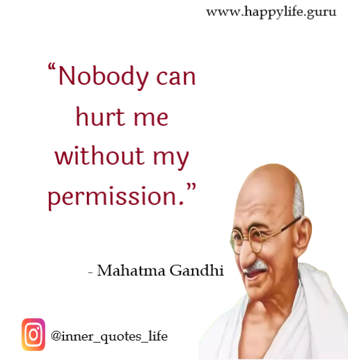 mahatma gandhi quotes on hurt