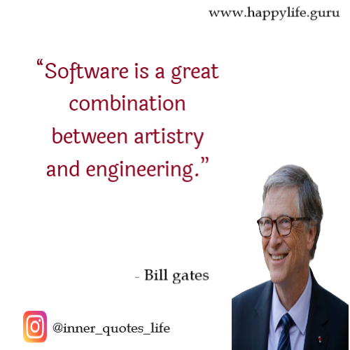 Bill gates quotes on software