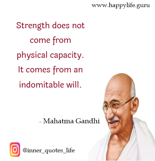 mahatma gandhi quotes on strength