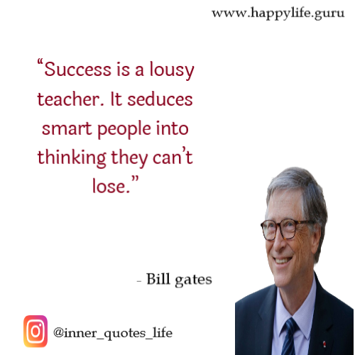 bill gates quotes on success