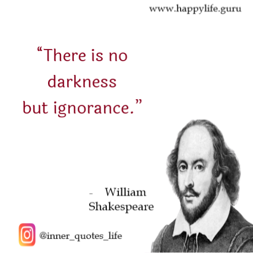 william shakespear quotes on darkness