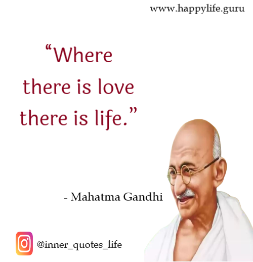 mahatma gandhi quotes on love