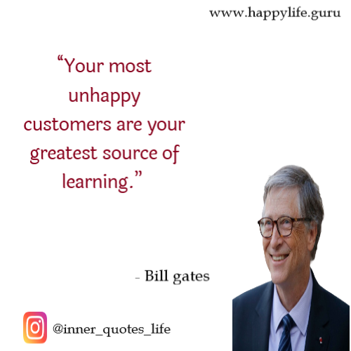 bill gates quotes on customer